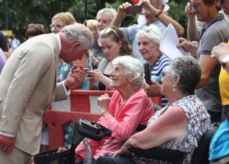Prince Charles meeting the Public